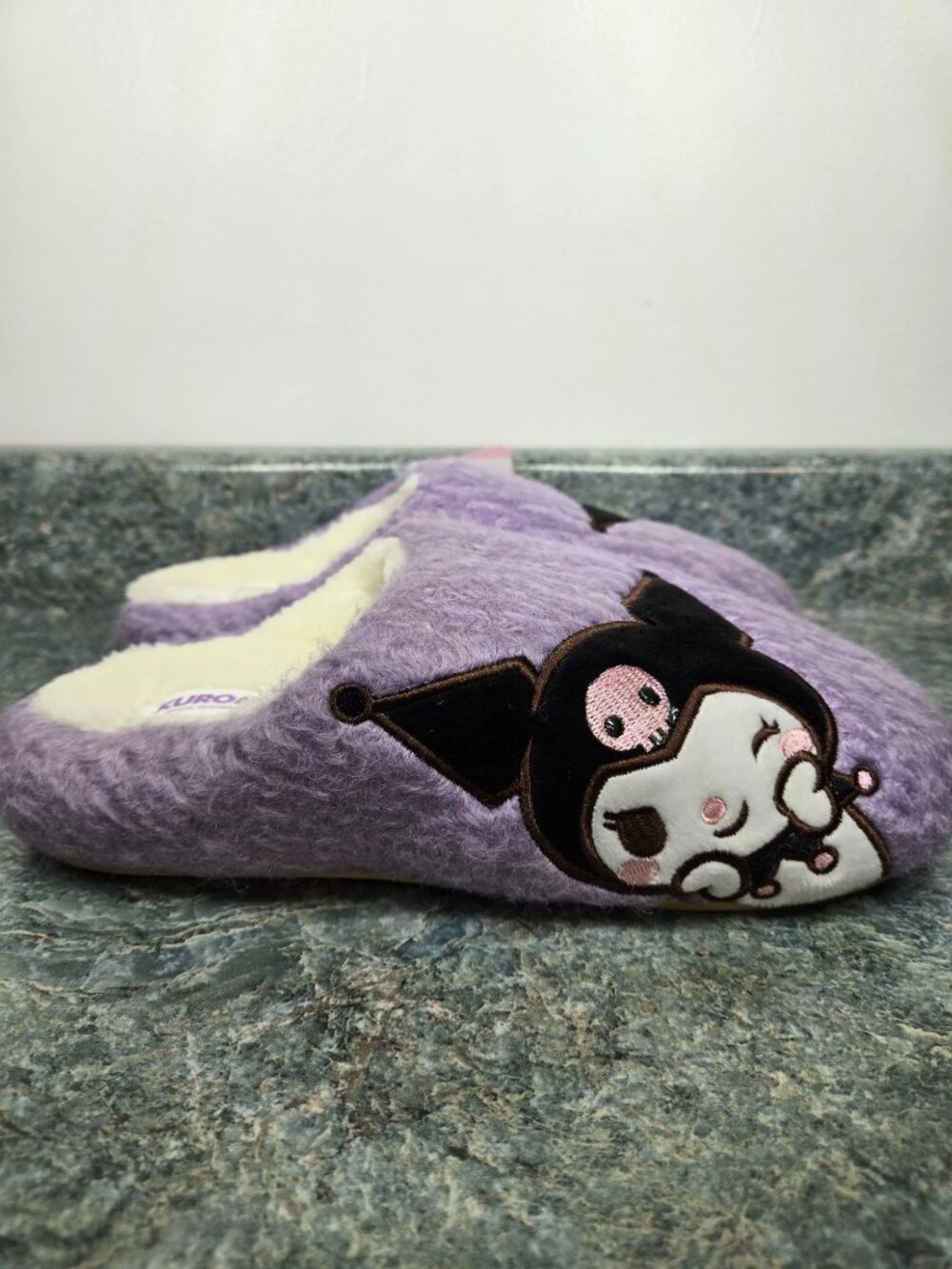 Kuromi Slip-On Slippers Women's Hello Kitty & Friends Size US 5.5-6.5 Sanrio